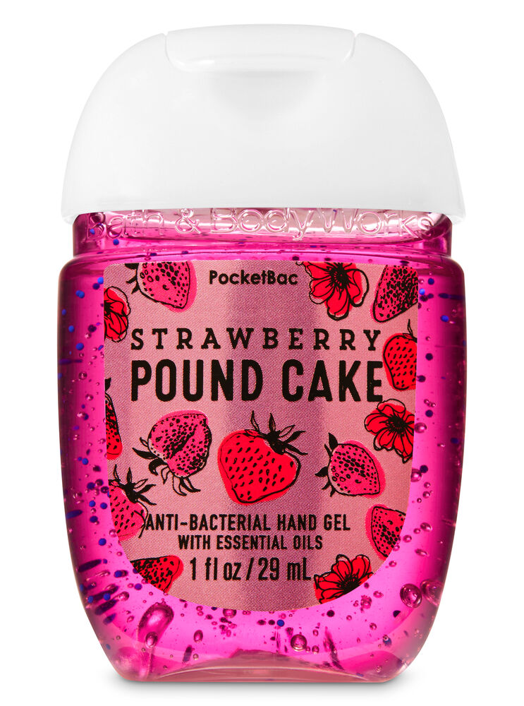 Strawberry poundcake handgel